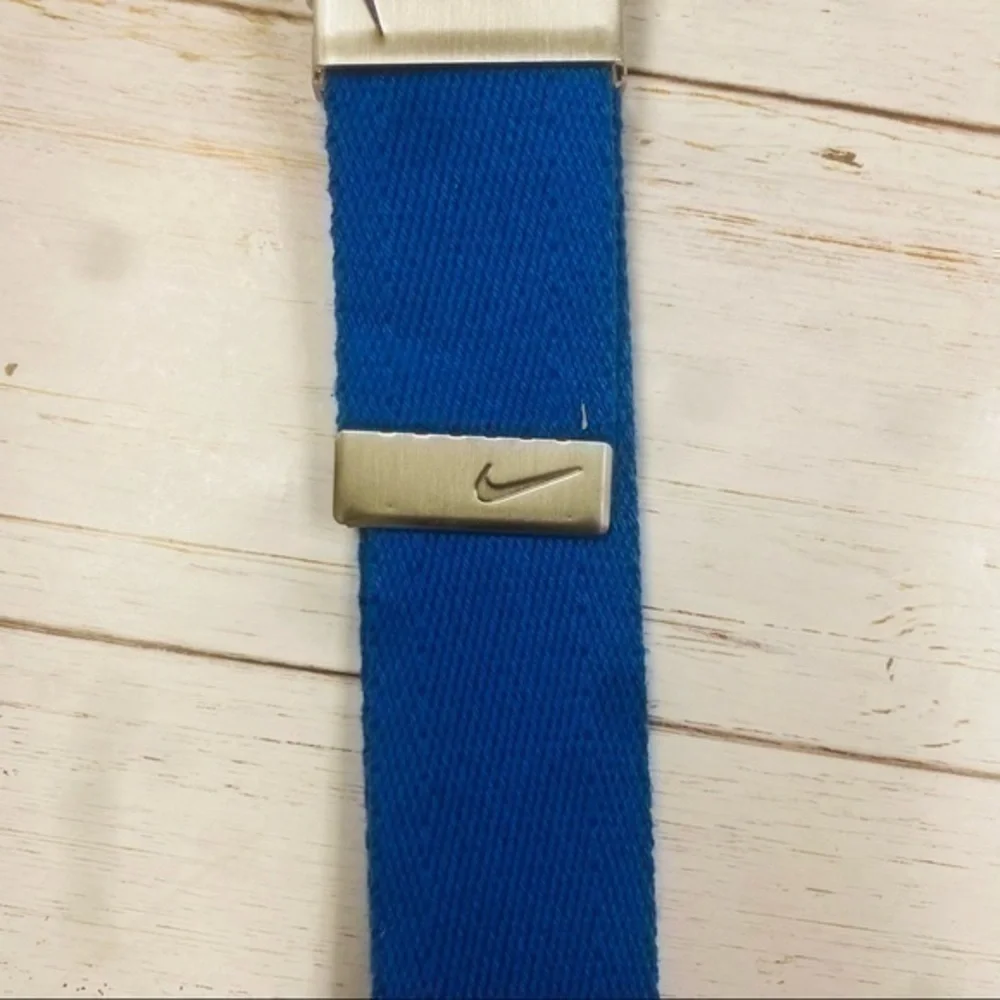 Nike Men’s Blue Web Belt With Bottle Opener Buckle